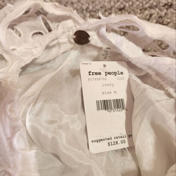 Free People Bella Note Eyelet Mini Dress - Retail Price $128 ✨️ Posh Price $55 - Picture 7 of 8